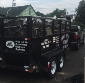 scrap metal pick up truck in Hamilton, Ontario
