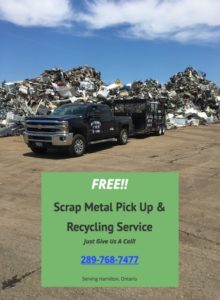 poster for Scrap Metal Pickup Hamilton company